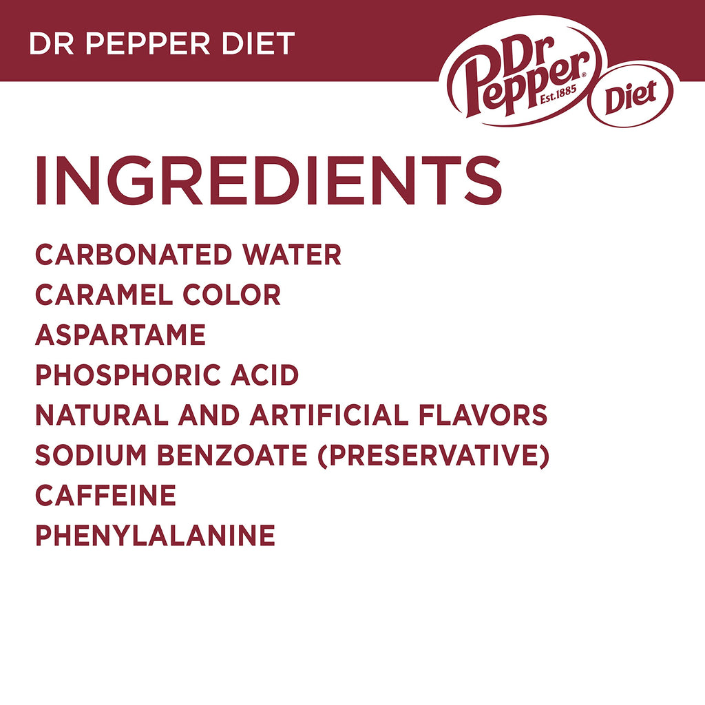 Diet Dr Pepper Soda 7.5 fl oz 10 pack B13645