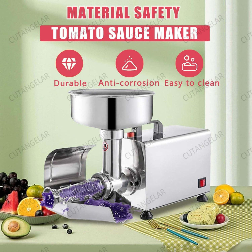 Commercial Grade Electric Sauce Machine 450W with Large Hopper U74696
