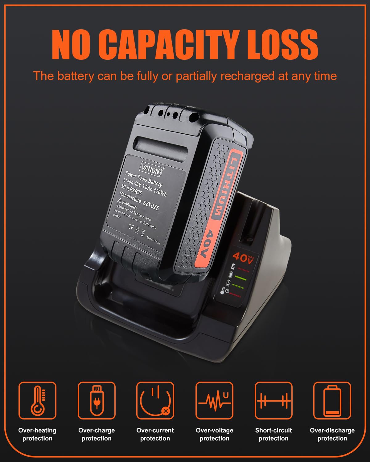 40V Lithium Battery D461