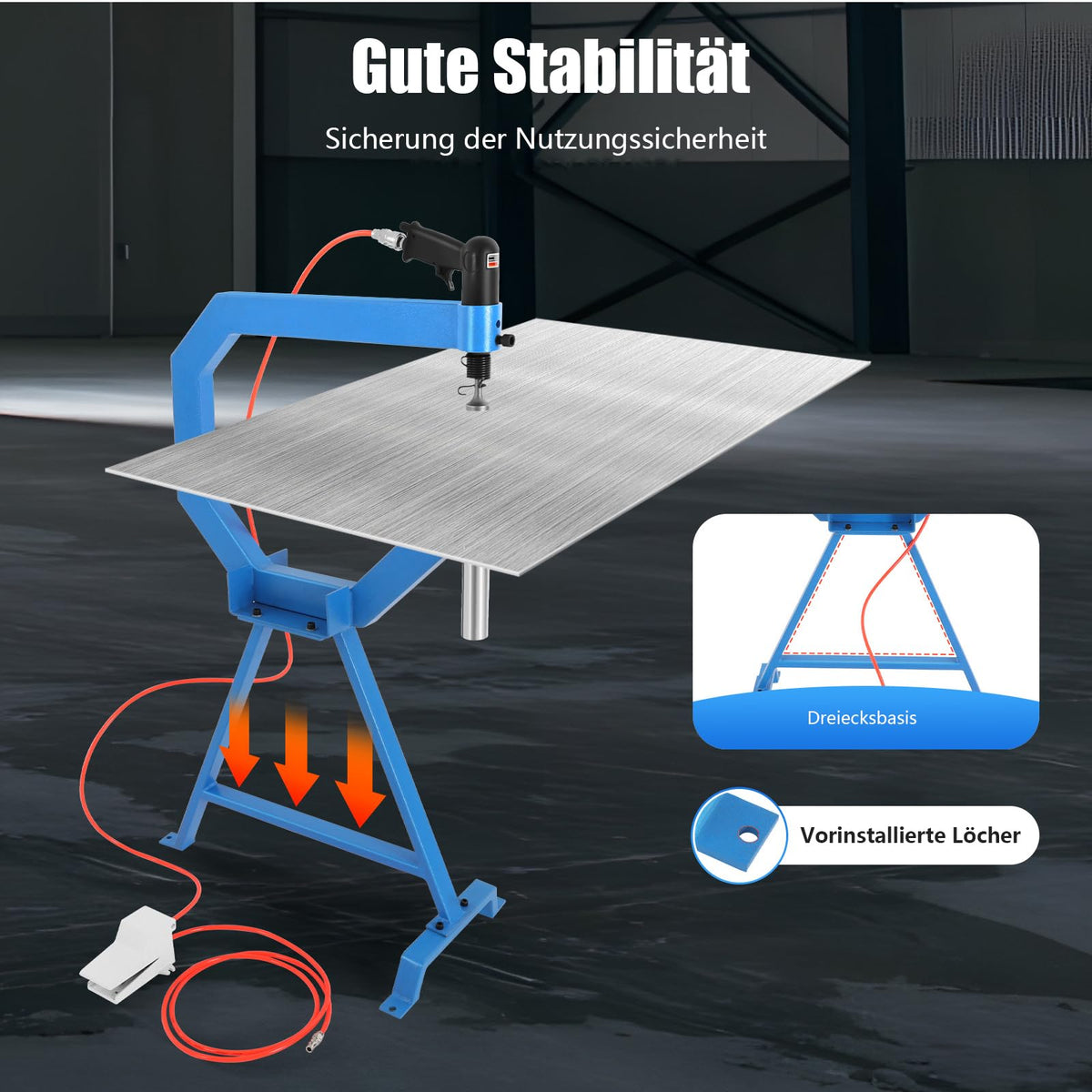 Pneumatic Planishing Hammer with Stand & Pedal Z844362