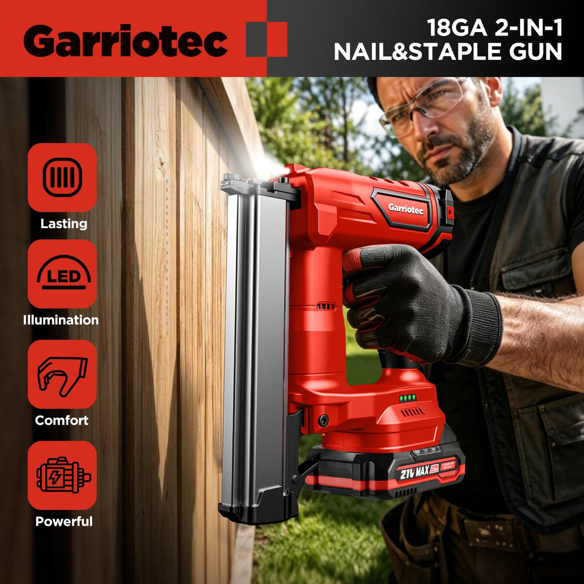 21V Brushless Cordless Pin Nailer Kit 2.0 Ah P825