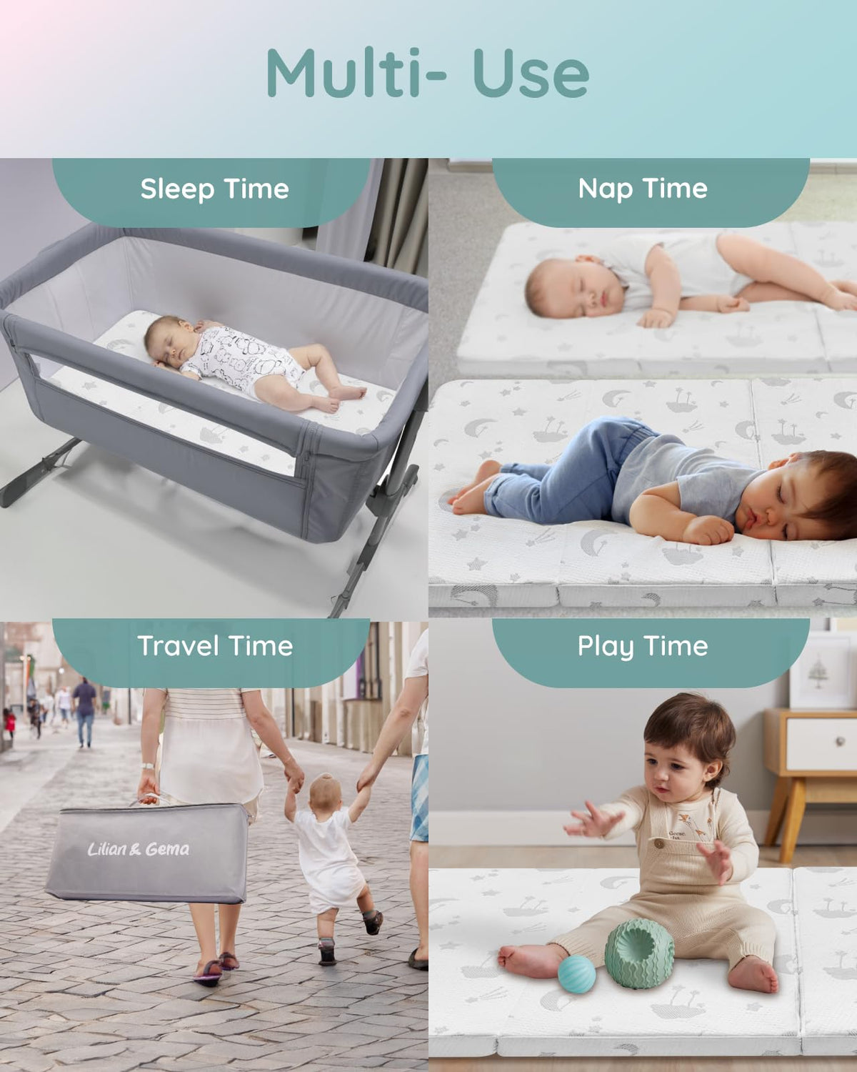 Pack and Play Mattress 38"x26"x1.5" G786515