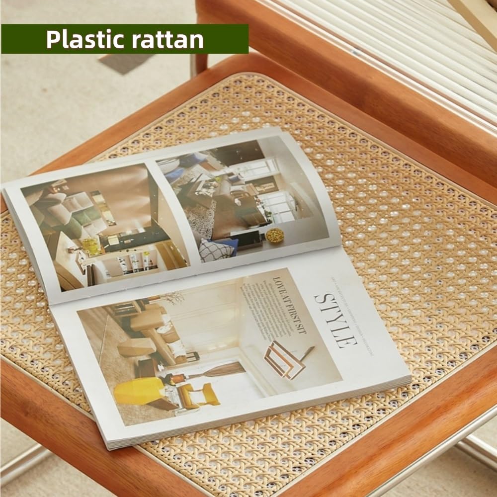 Set of 2 Square Nesting Coffee Tables Rattan Tempered Glass Brown L5889