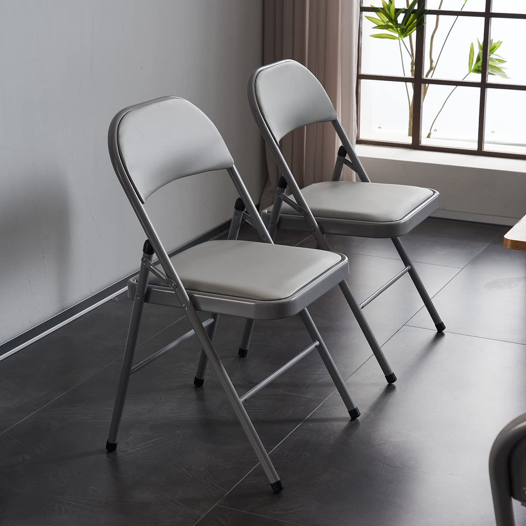 Foldable Iron PVC Chairs X55558