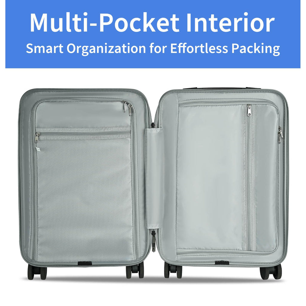 20 inch Hardshell PC Carry on Luggage with Wheels A47955
