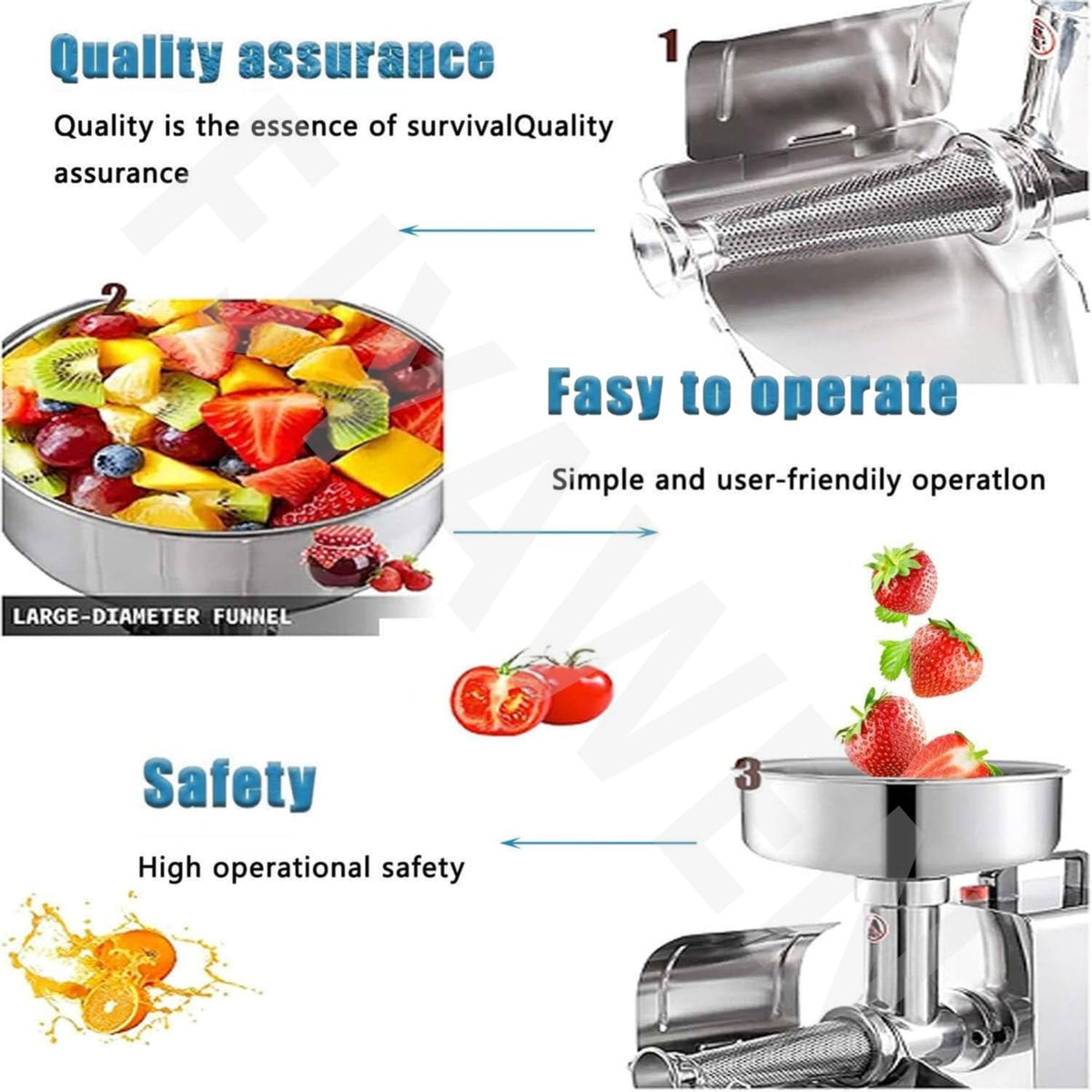 Electric Stainless Steel Tomato Strainer Machine I621870