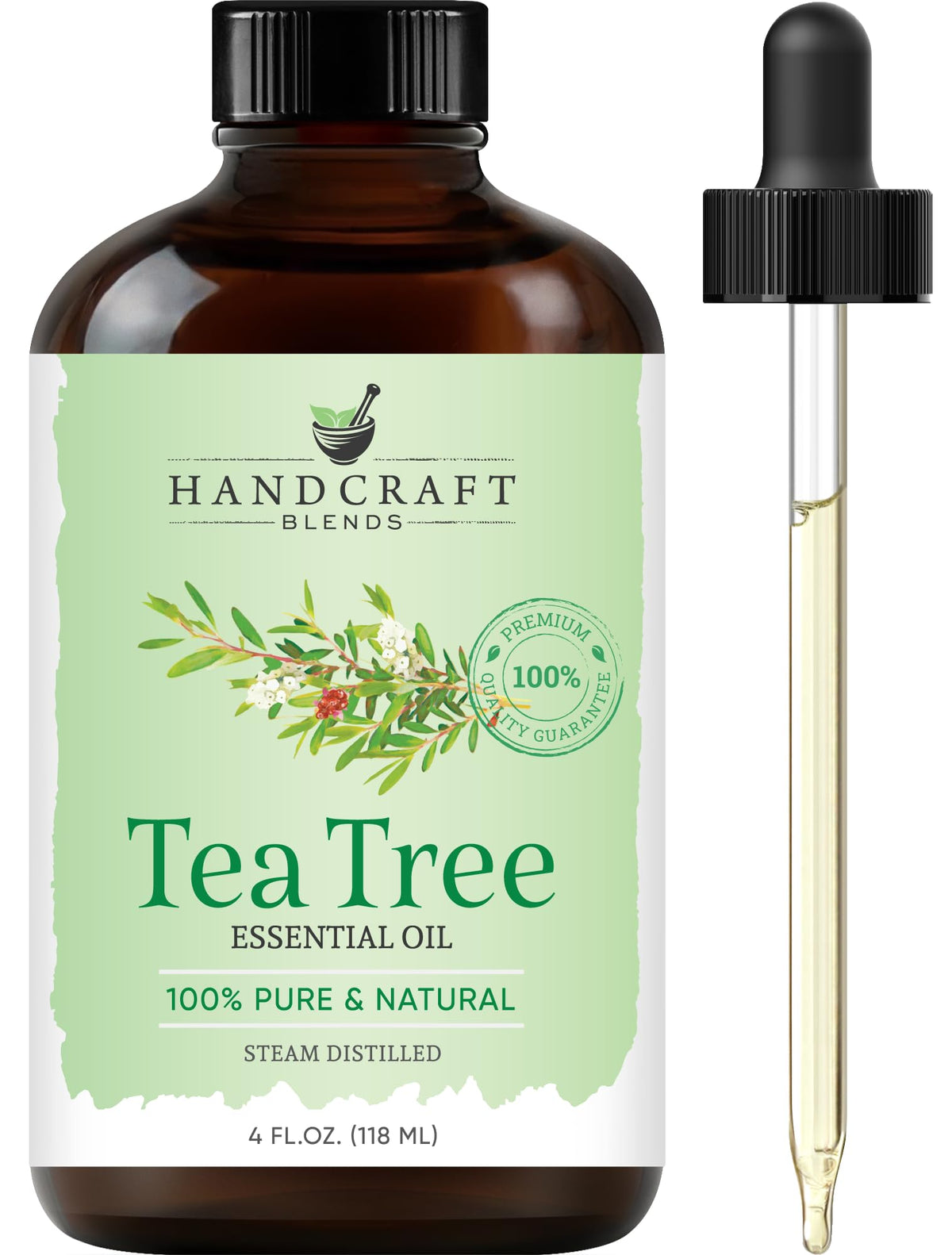 Eucalyptus Tea Tree and Lavender Essential Oil Set 4 Fl. Oz P487