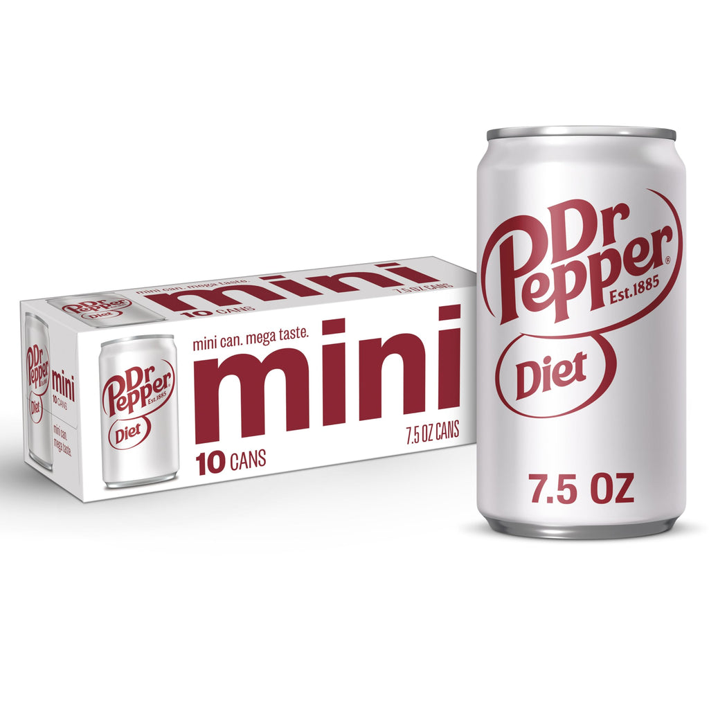 Diet Dr Pepper Soda 7.5 fl oz 10 pack B13645