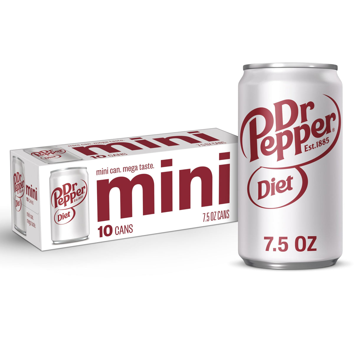 Diet Dr Pepper Soda 7.5 fl oz 10 pack B13645