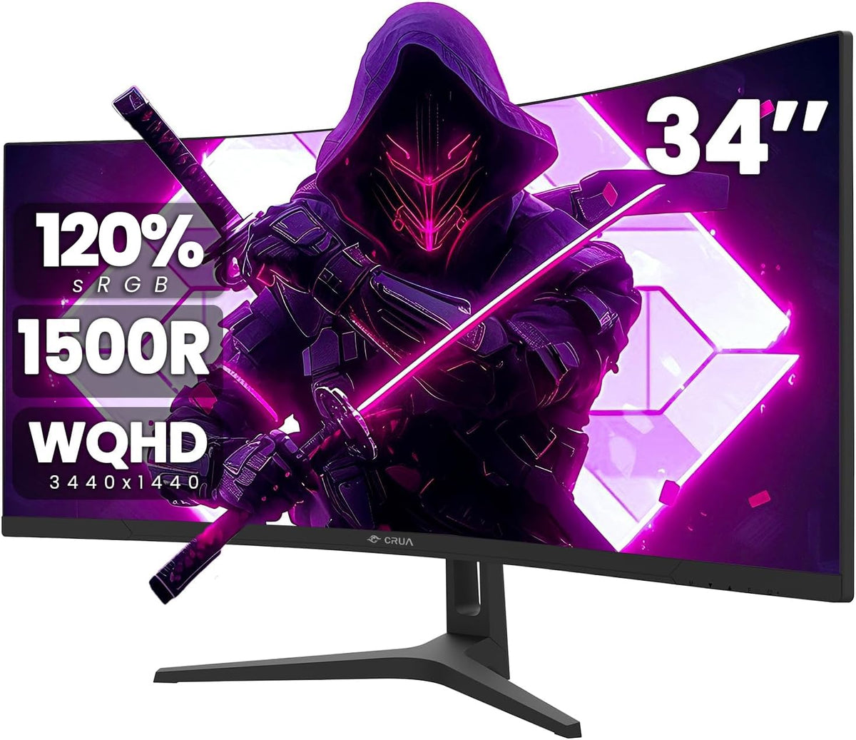 34" WQHD 165Hz Curved Gaming Monitor J6745