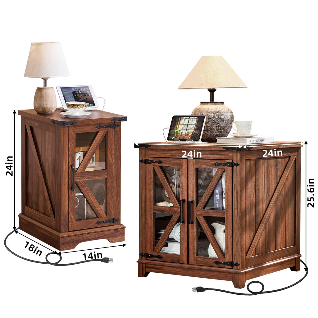 End Table Set 2 with Charger H479804