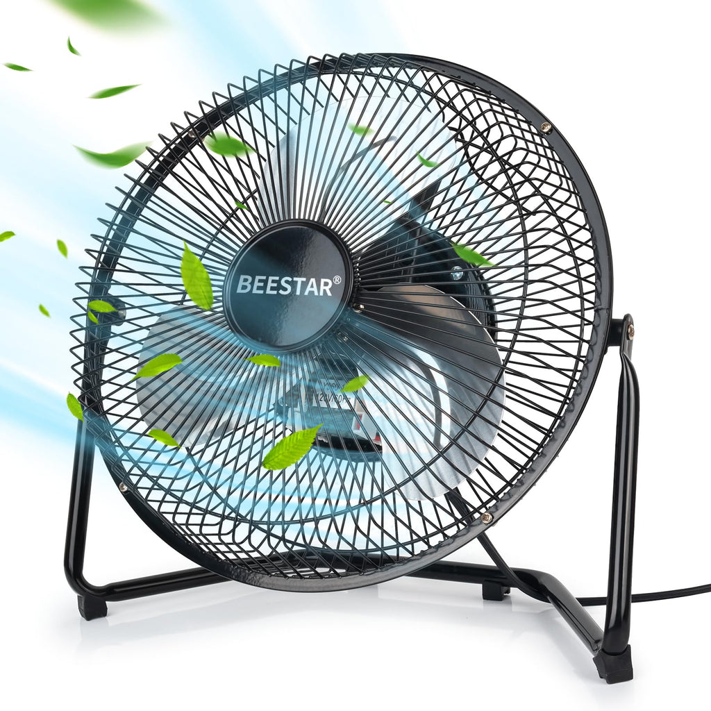 9 Inch Portable Metal Floor Fan N1374