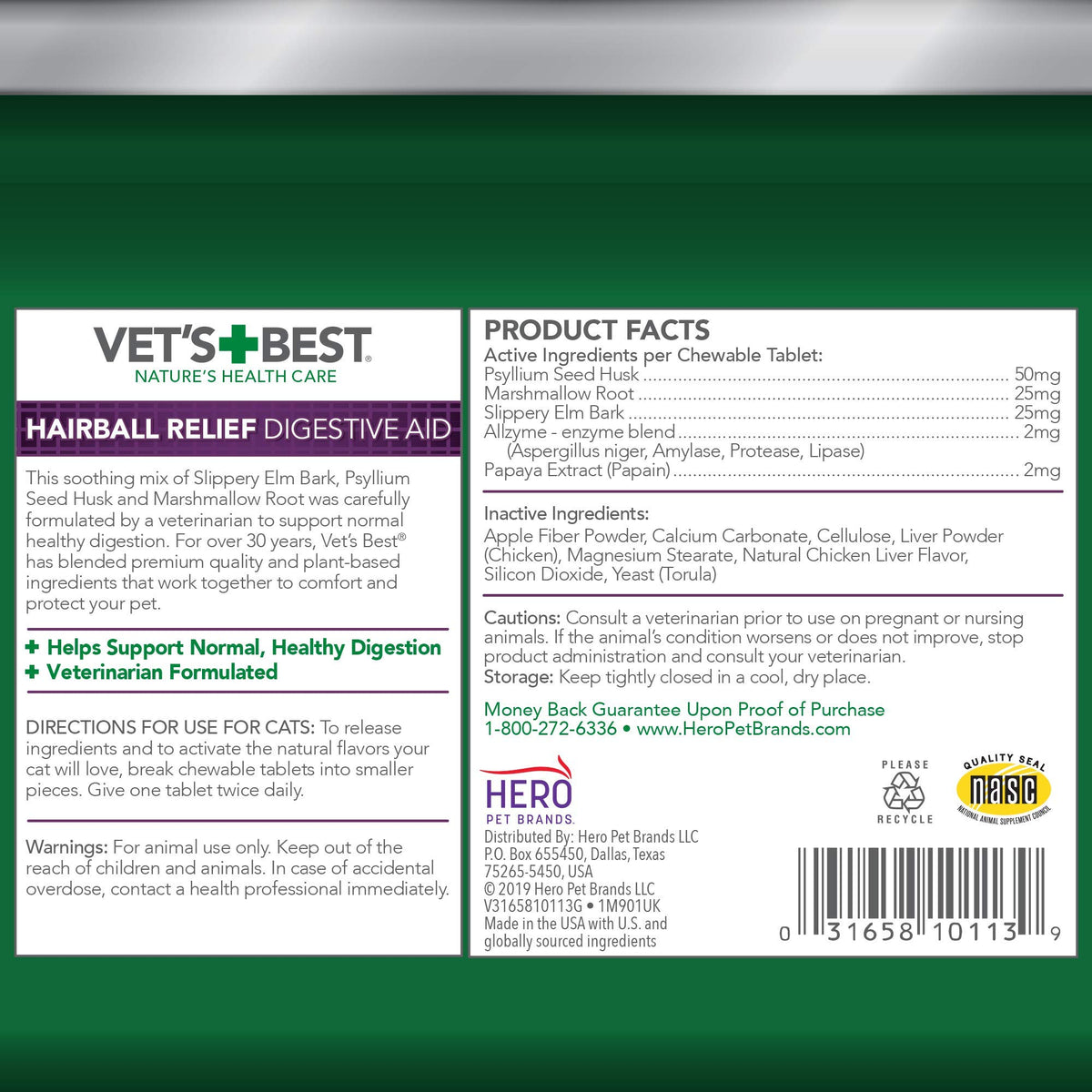 180 Count Chewable Tablets Digestive Aid N289