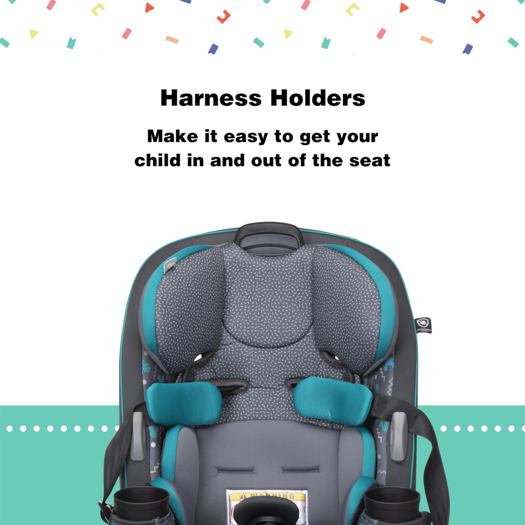 Convertible Car Seat, Rear Facing 5-40 pounds, Forward Facing 30-65 pounds, Booster 40-100 lbs Q45060