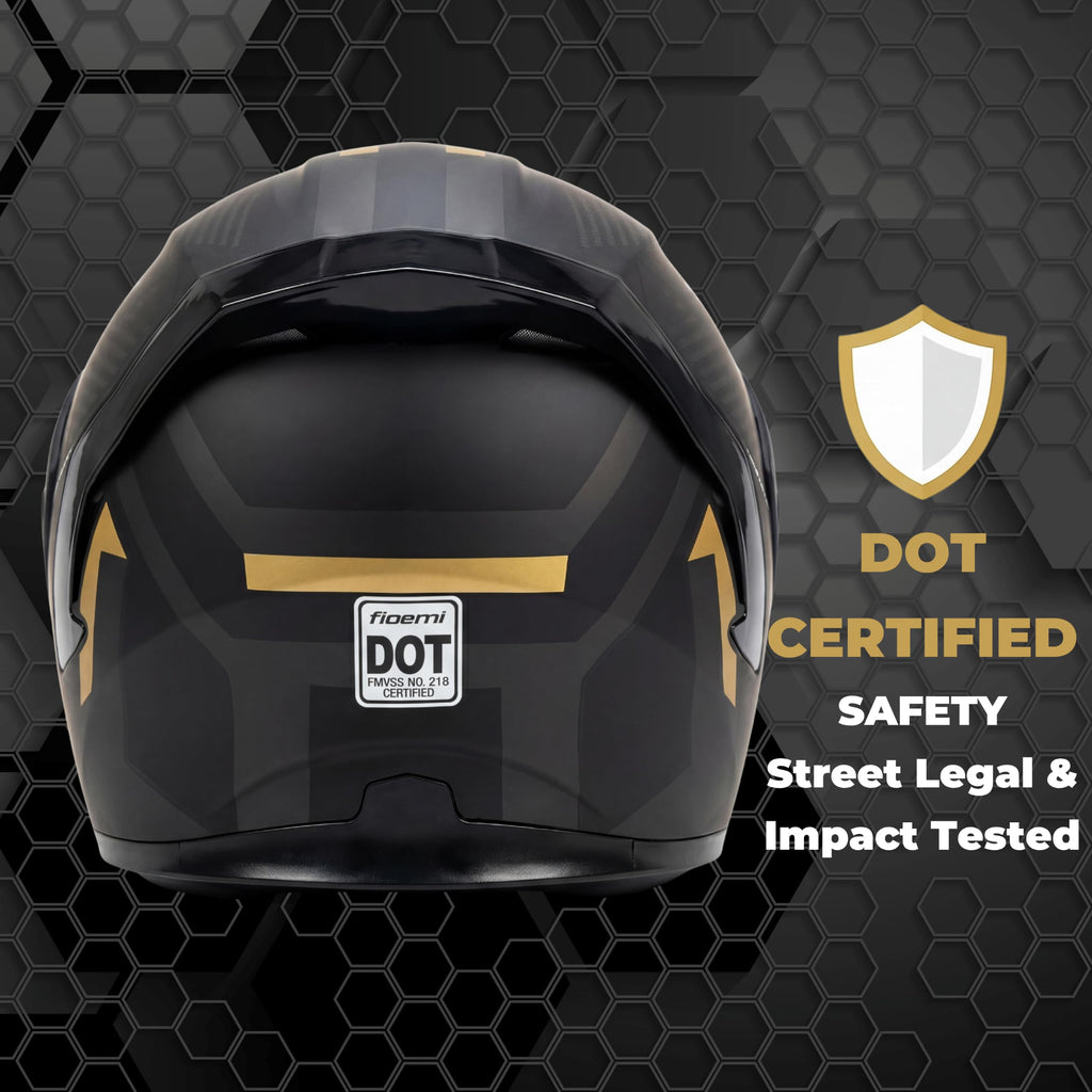 Modular Motorcycle Helmet DOT Approved Flip Up Dual Visor S918