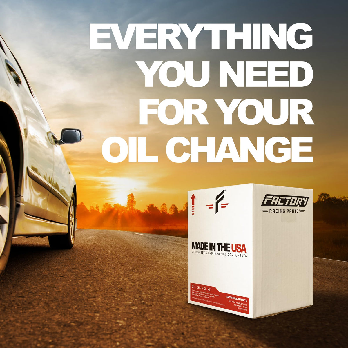 Oil Change Kit compatible with Kawasaki KEF300, KLF300 S8834