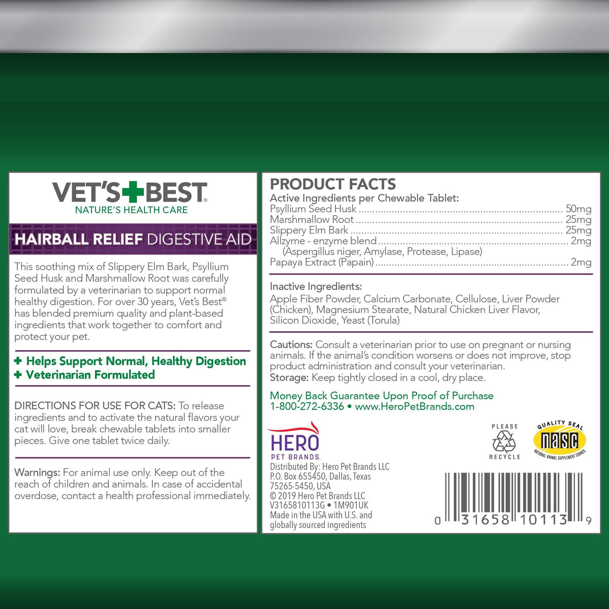 180 Count Chewable Tablets Digestive Aid N289