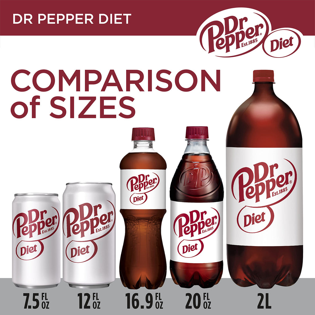 Diet Dr Pepper Soda 7.5 fl oz 10 pack B13645