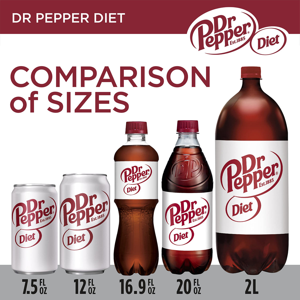 Diet Dr Pepper Soda 7.5 fl oz 10 pack B13645