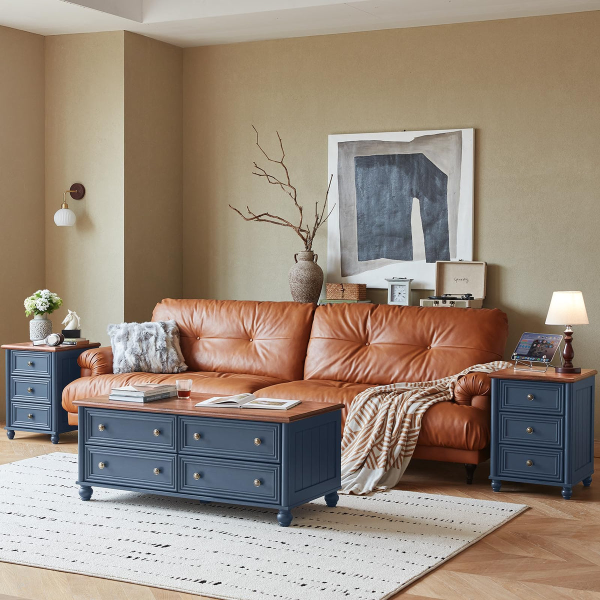 18" Night Stand with 3 Drawers P944665