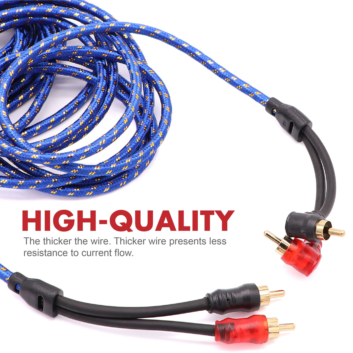 0 Gauge 3000W Amp Wiring Kit with 100A AGU Fuse L288628