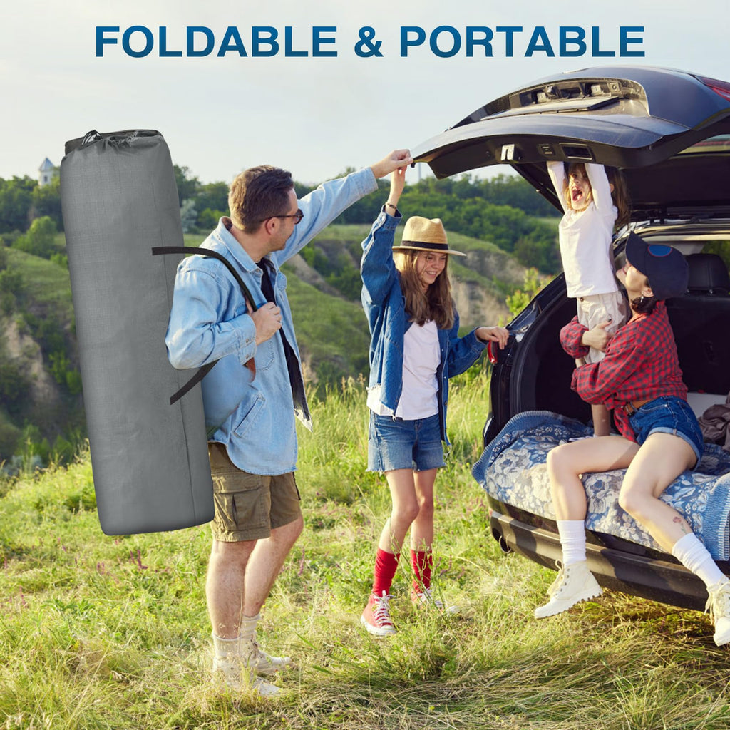 Oversized XXL Folding Camping Cot with Mattress and Pillow A654346