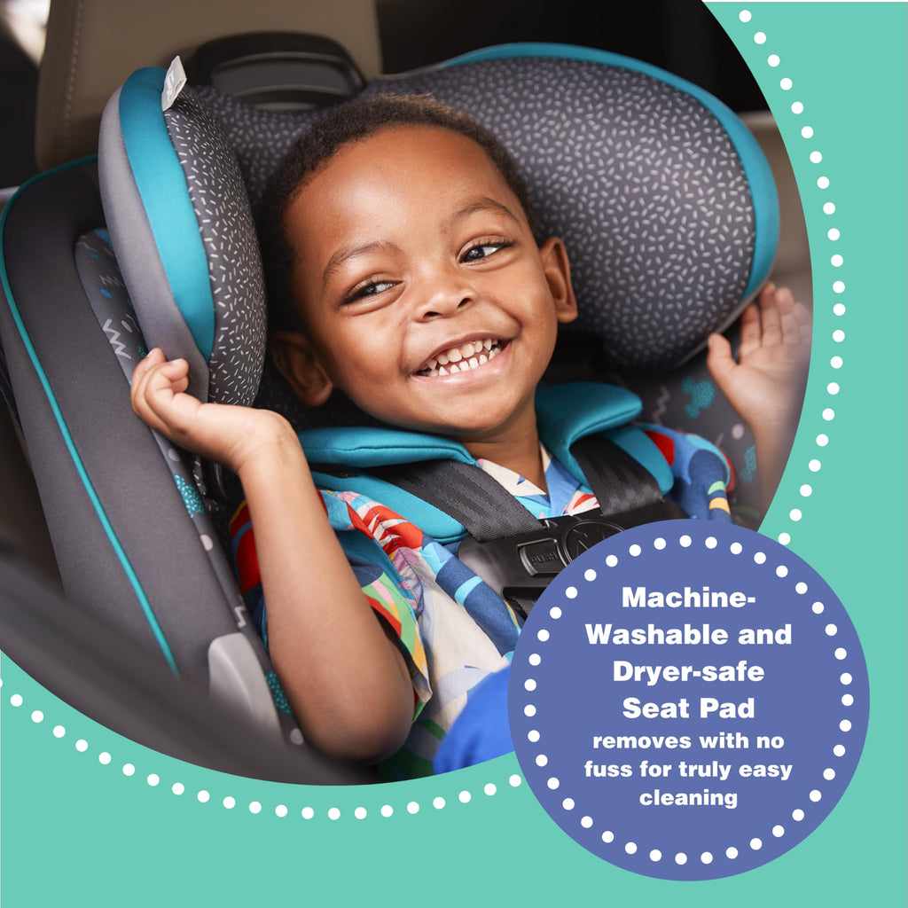 Convertible Car Seat, Rear Facing 5-40 pounds, Forward Facing 30-65 pounds, Booster 40-100 lbs Q45060