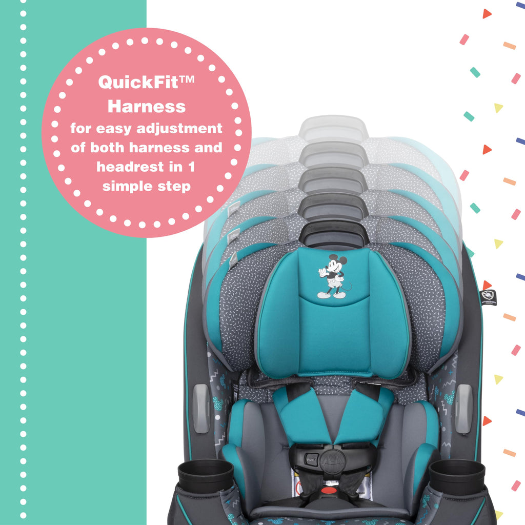 Convertible Car Seat, Rear Facing 5-40 pounds, Forward Facing 30-65 pounds, Booster 40-100 lbs Q45060