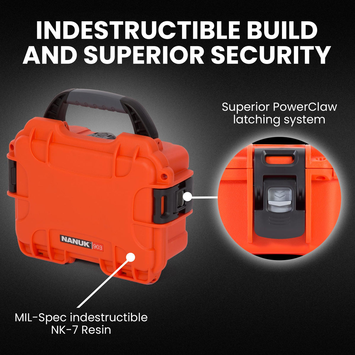 Orange Waterproof Hard Case X5546