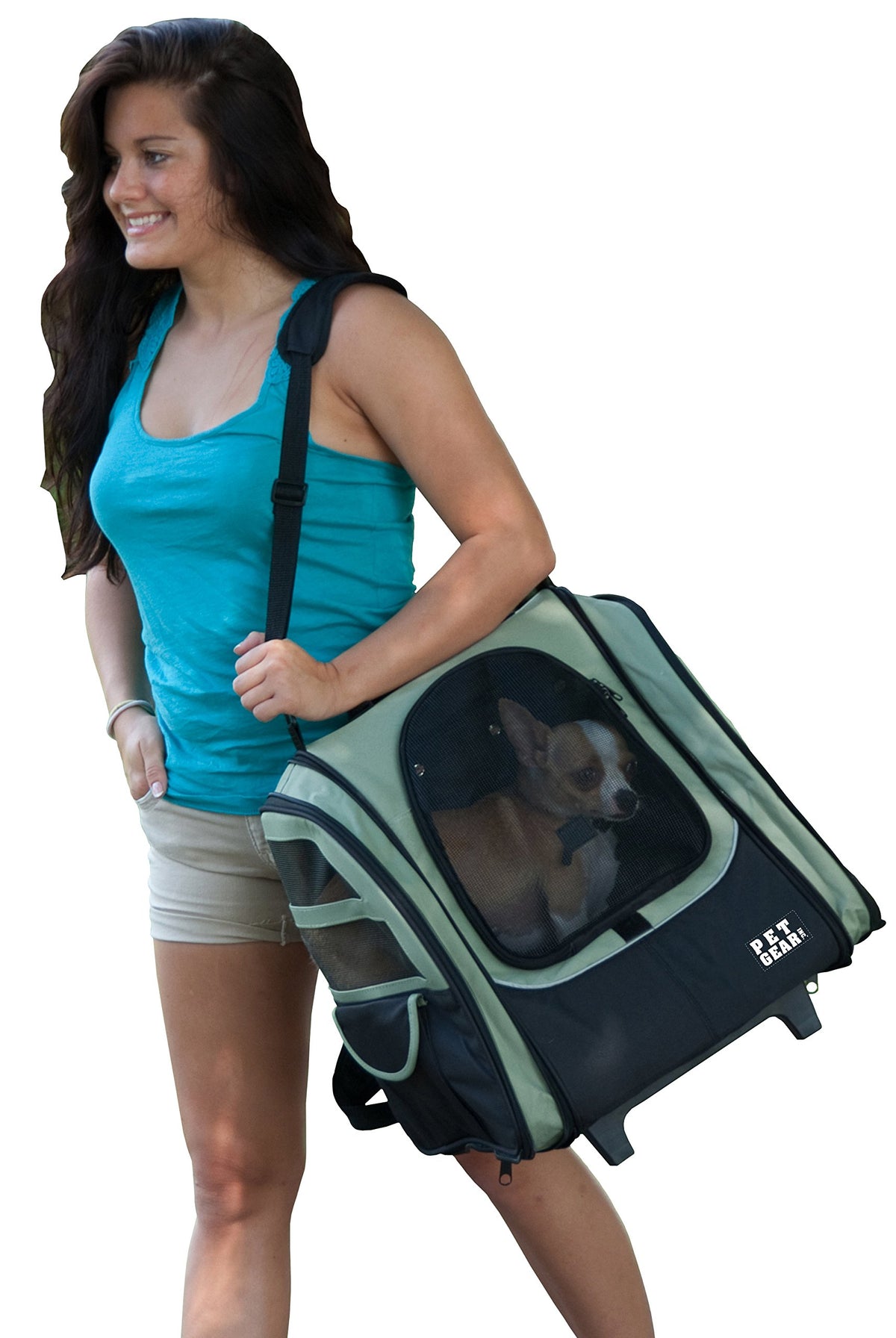 Large Pet Roller Backpack I87783