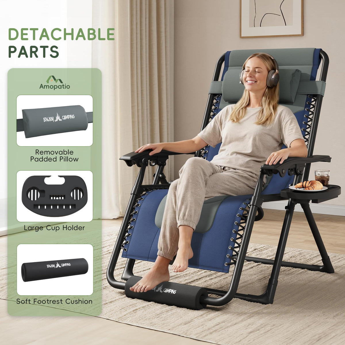 Zero Gravity Patio Lounge Chair K1256