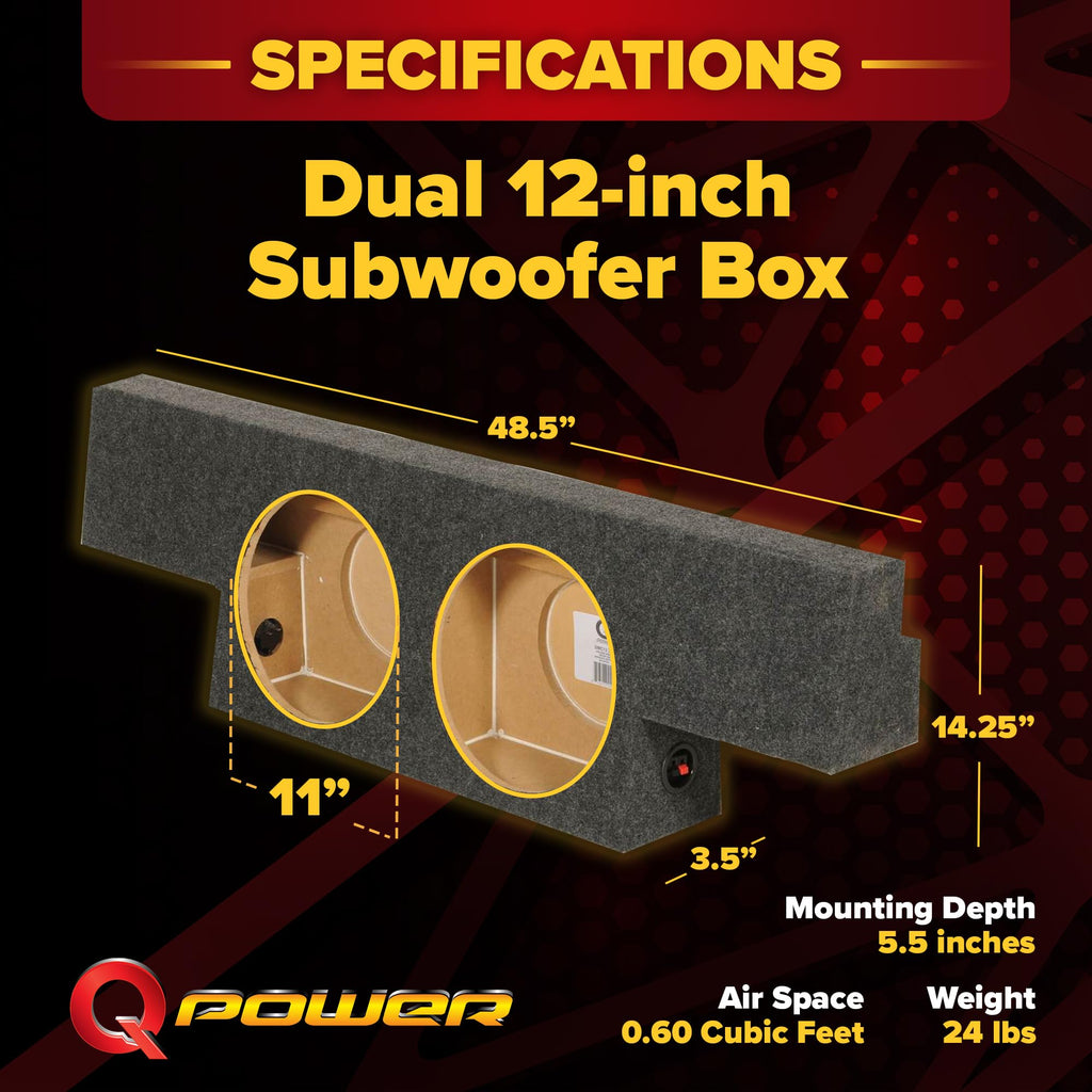 Dual 12in Subwoofer Enclosure Y352393