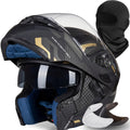 Modular Motorcycle Helmet DOT Approved Flip Up Dual Visor S918