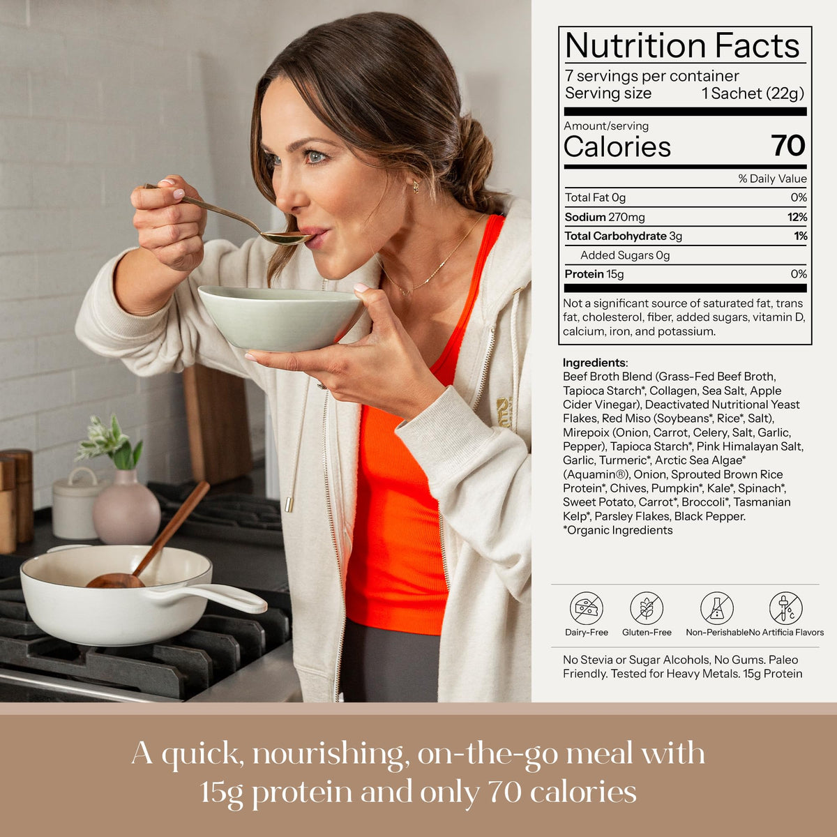 Beef Bone Broth Powder 7 oz C3322
