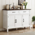 48 Inch Off White Buffet Cabinet with Storage B217945
