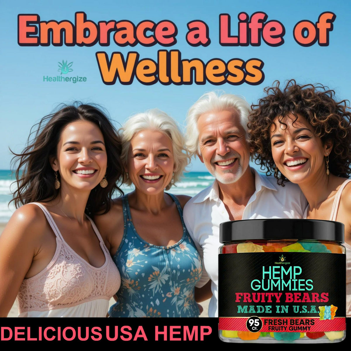 Hemp Gummies for Sleep, Calm & Daily Focus B455