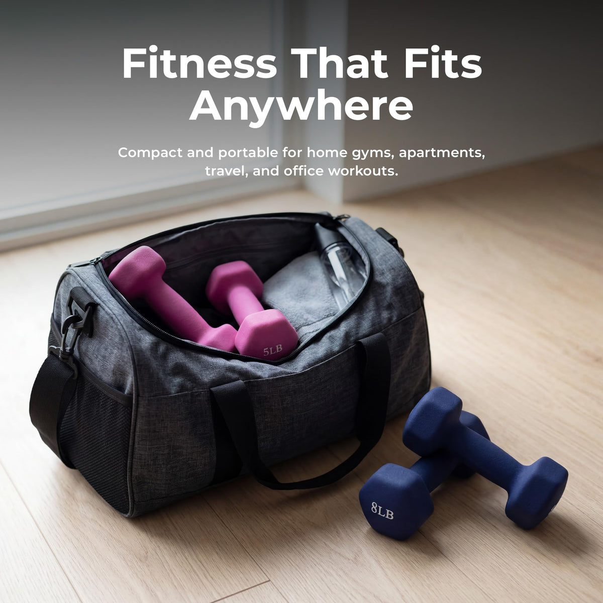 Neoprene Hex Dumbbell 2-10 lb Pair A259