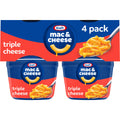 Triple Cheese Mac and Cheese 4 Microwaveable Cups F4270