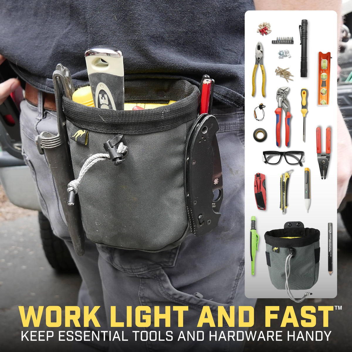 Clip-On Tool Belt Bag D72342