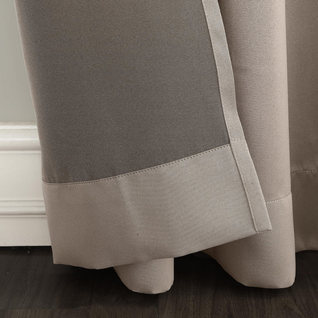 Energy Efficient Grommet Curtain Panel, 100" x 84", Stone R9066
